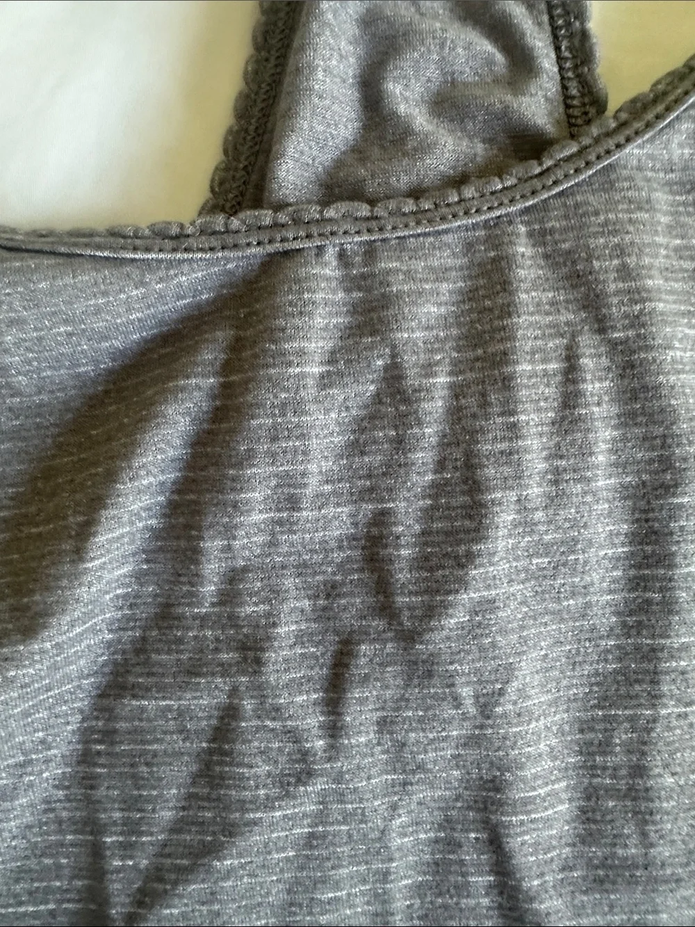 lululemon athletica Gray Racerback Tank